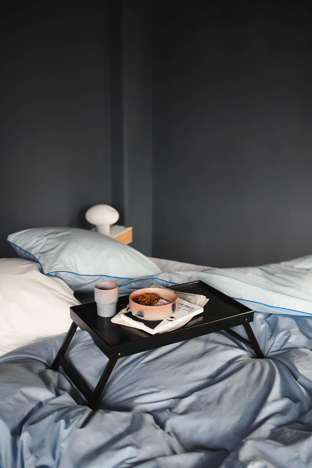 Color Combo sengesæt - lyseblå/marineblå